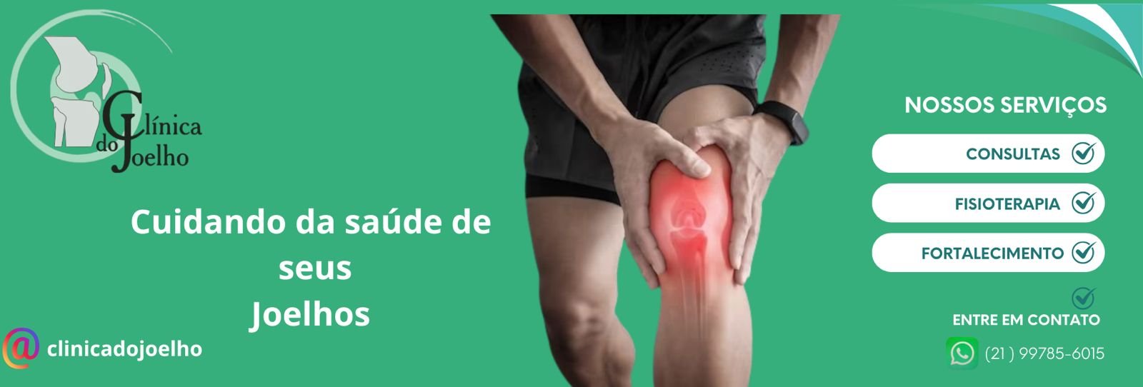 Clínica do Joelho — reabilitação acelerada das patologias do joelho na Barra da Tijuca